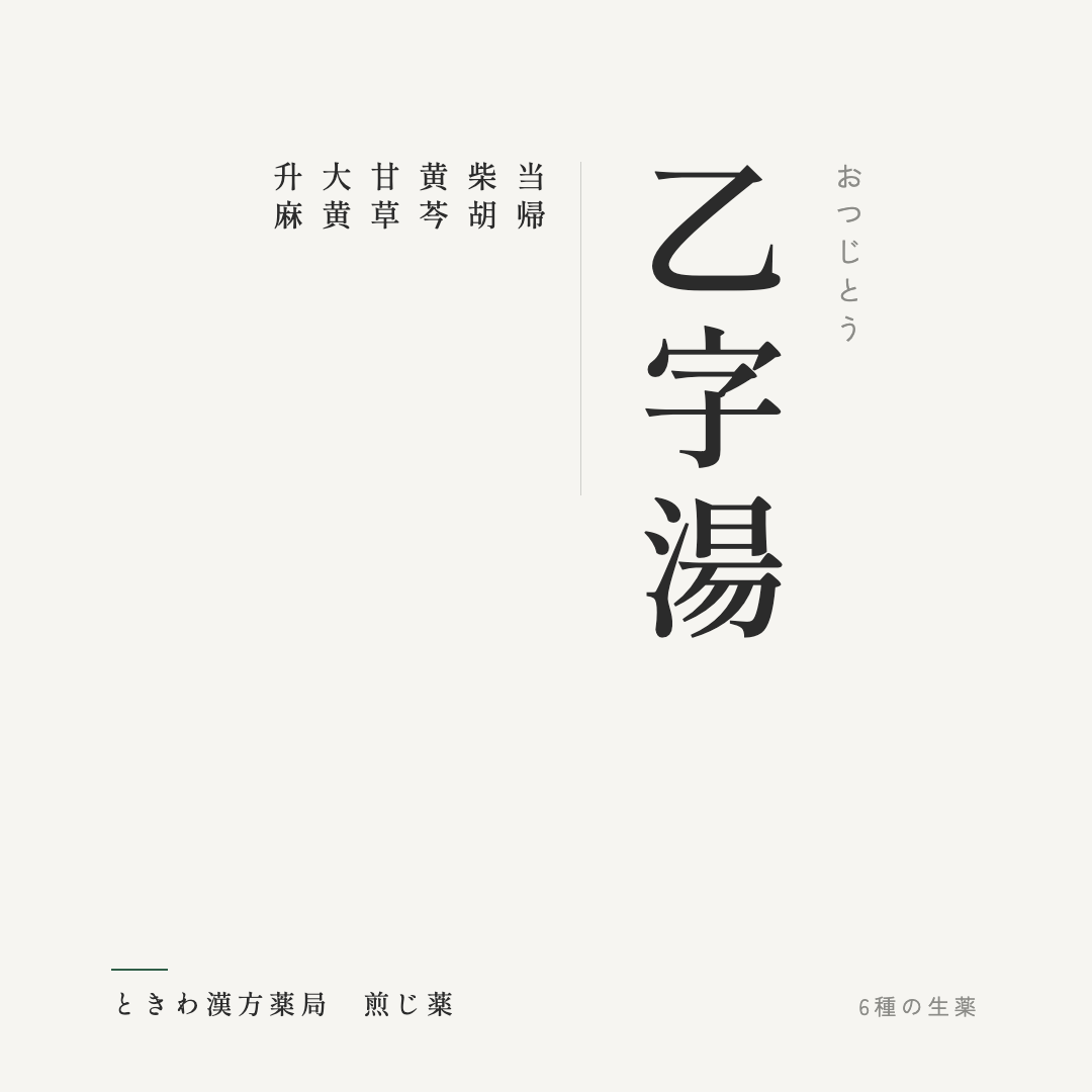 乙字湯（煎じ薬）ときわ漢方薬局